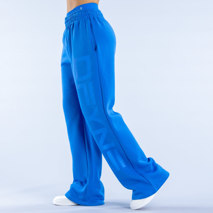 Jogging large Signature Bleu électrique