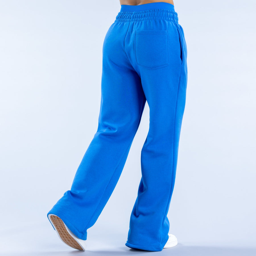 Jogging large Signature Bleu électrique
