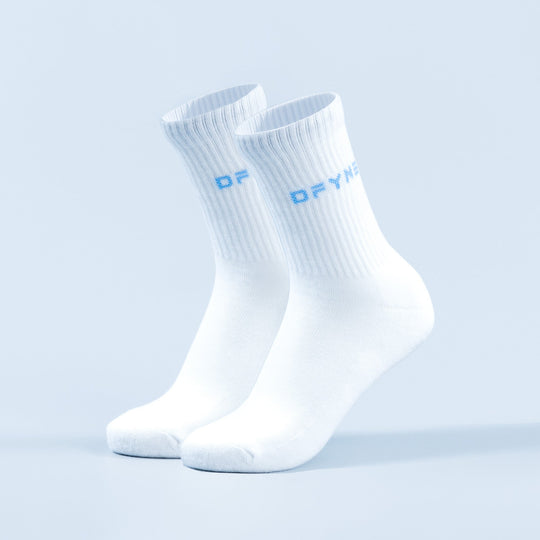 Chaussettes mi-hautes Bleu glace