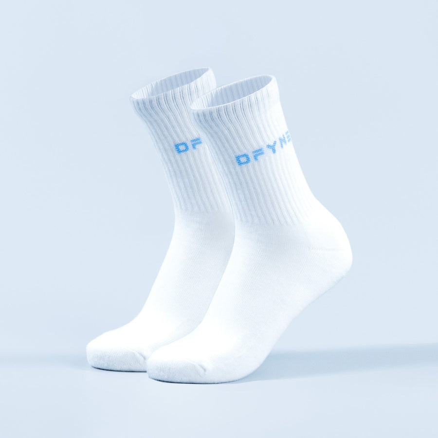 Chaussettes mi-hautes Bleu glace