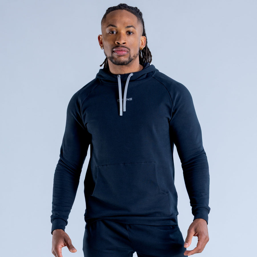 Sweat à capuche mi-épais Stealth Noir onyx