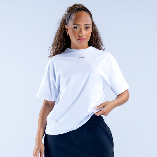 T-shirt carré Revive Blanc