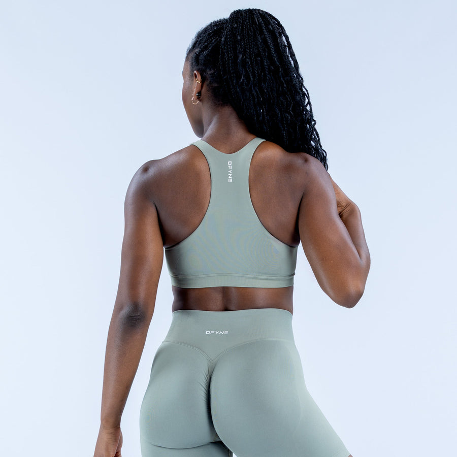 Brassière dos nageur Dynamic Sauge