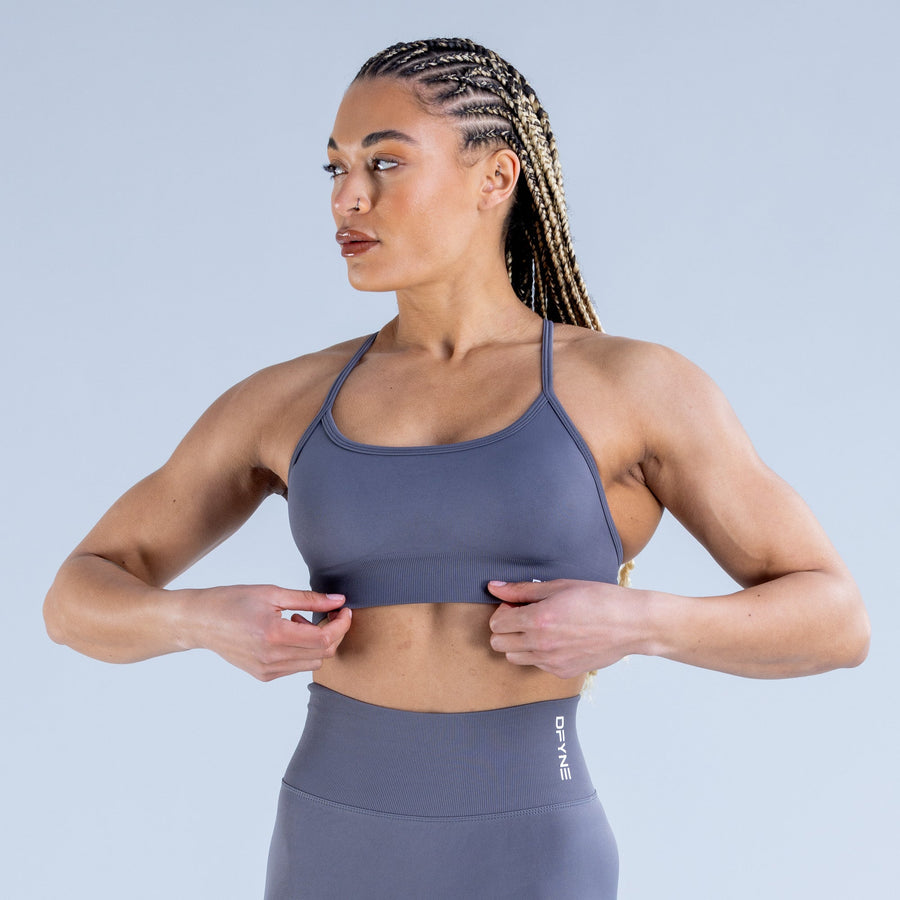Brassière dos ouvert Dynamic Gris pierre foncé