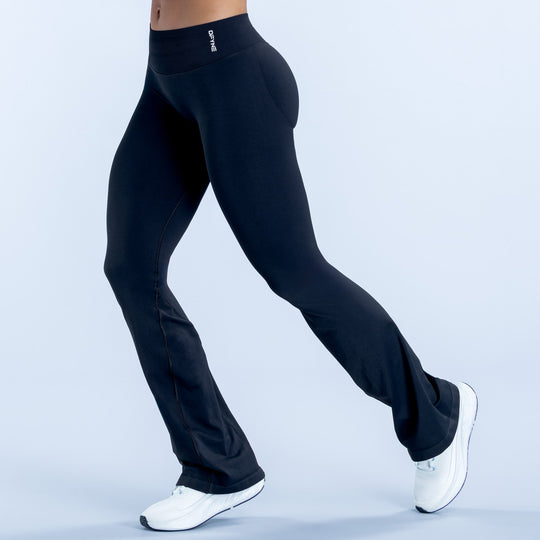 Pantalon évasé Impact Noir minuit