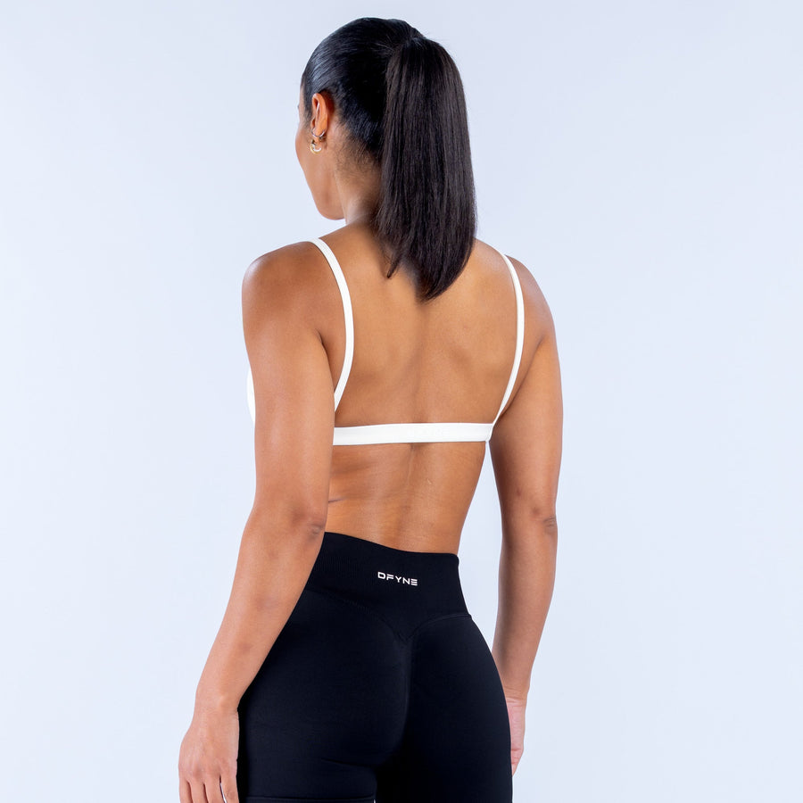 Brassière col échancré Impact Ivoire