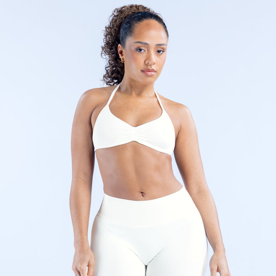 Brassière à bretelles Impact Ivoire