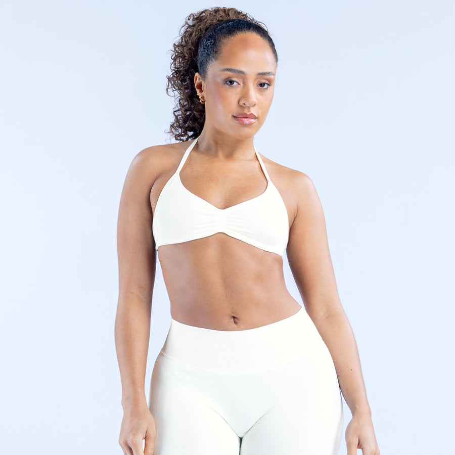 Brassière à bretelles Impact Ivoire