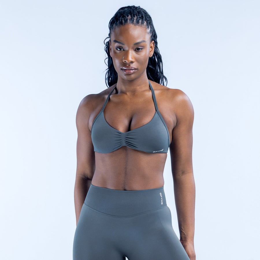 Brassière à bretelles Impact Gris ardoise