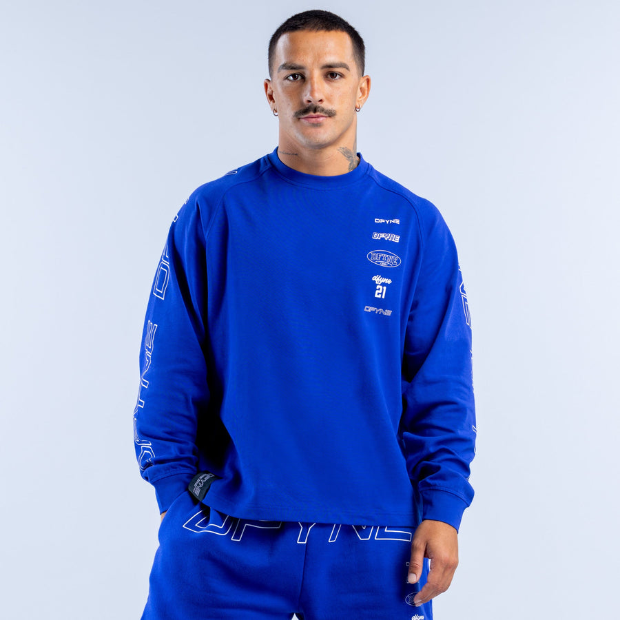Top manches longues 5e anniversaire Bleu roi