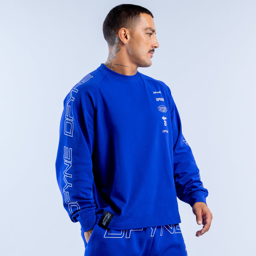 Top manches longues 5e anniversaire Bleu roi