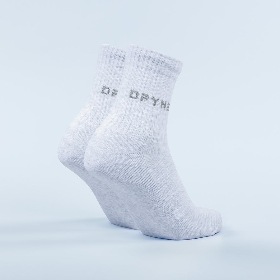 Chaussettes quart Gris chiné