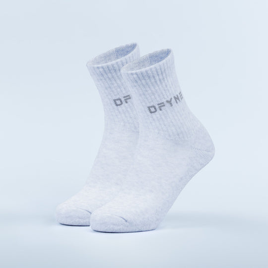 Chaussettes quart Gris chiné