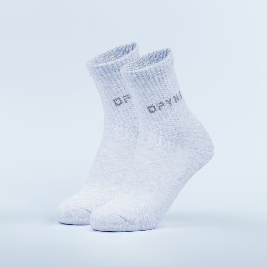 Chaussettes quart Gris chiné