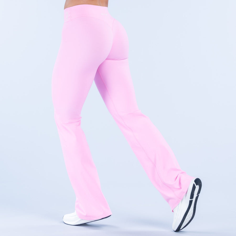 Pantalon évasé Origin Rose pâle