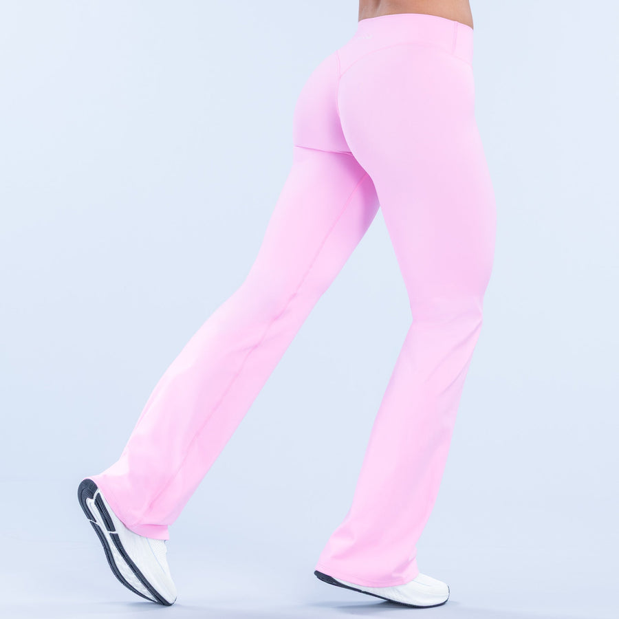Pantalon évasé Origin Rose pâle