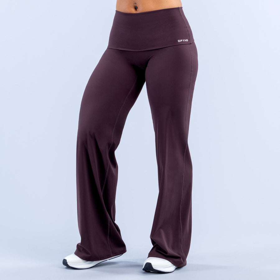 Pantalon large à ceinture rabattue Origin Expresso