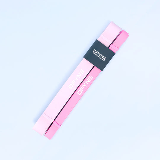 Élastiques de résistance — lot de 2 Fleur de cerisier / Rose pâle