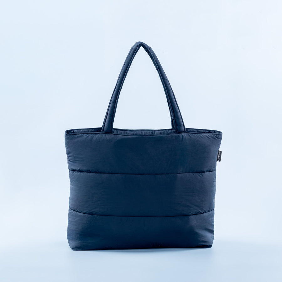 Tote bag matelassé Noir minuit