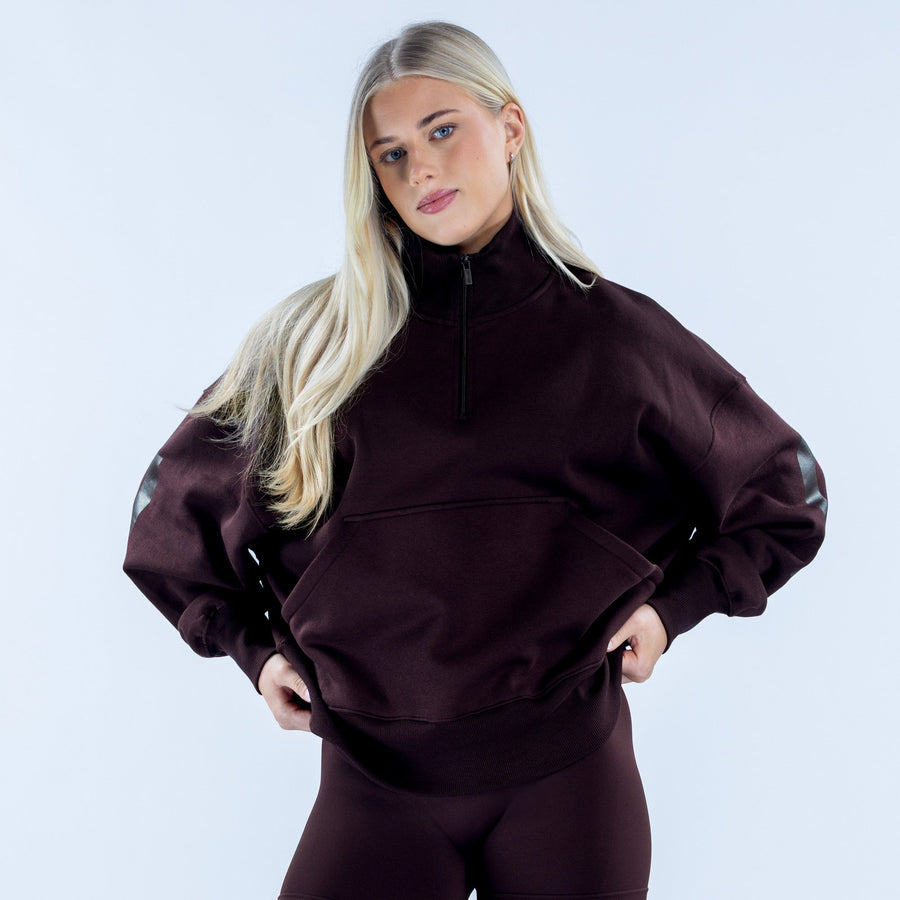 Sweat quart de zip Signature Expresso