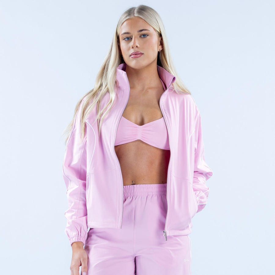 Veste de survêtement Signature Rose pâle