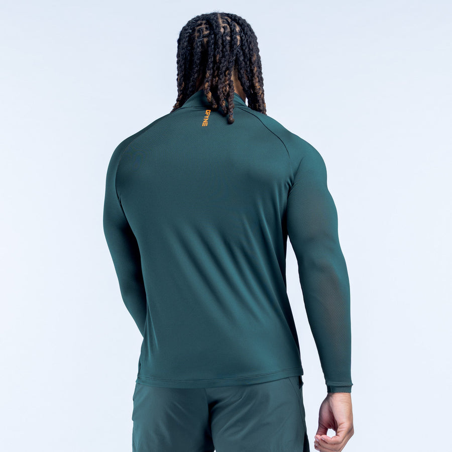 Haut quart de zip Unbound Vert ardoise