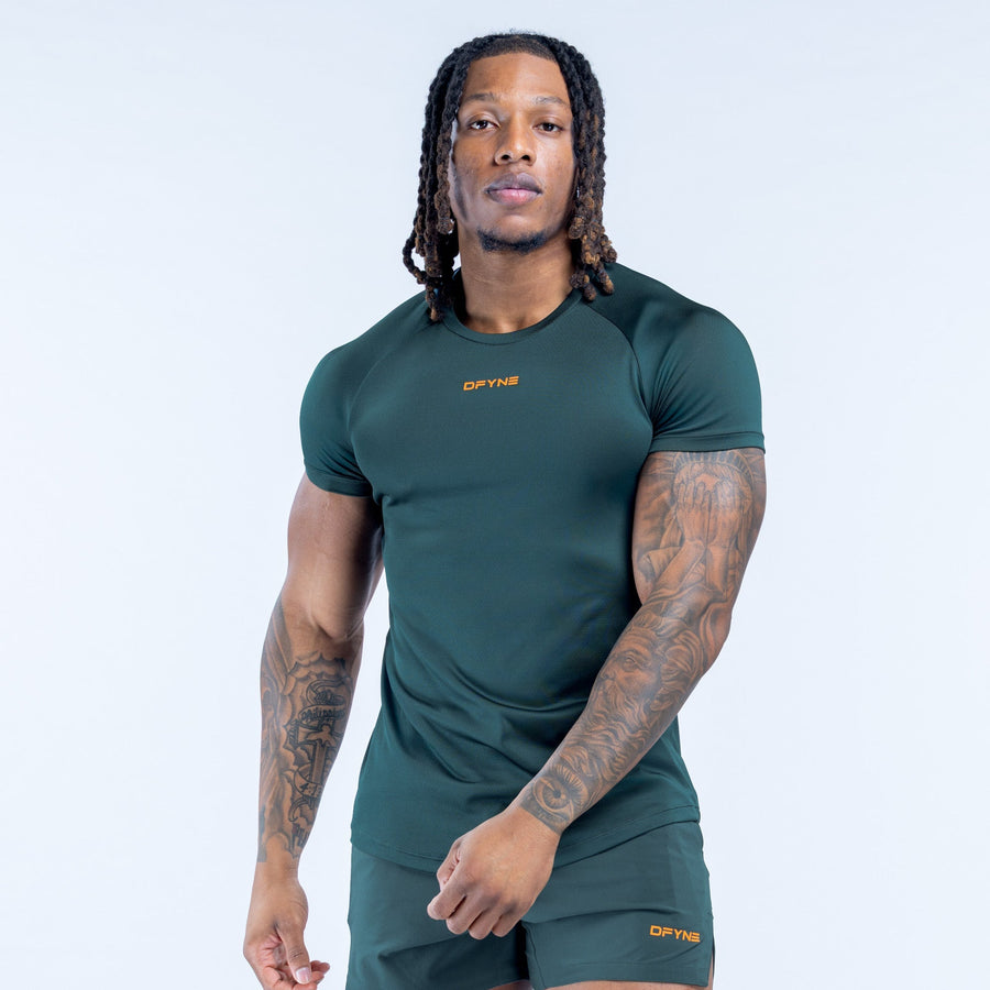 T-shirt d'entraînement Unbound Vert ardoise