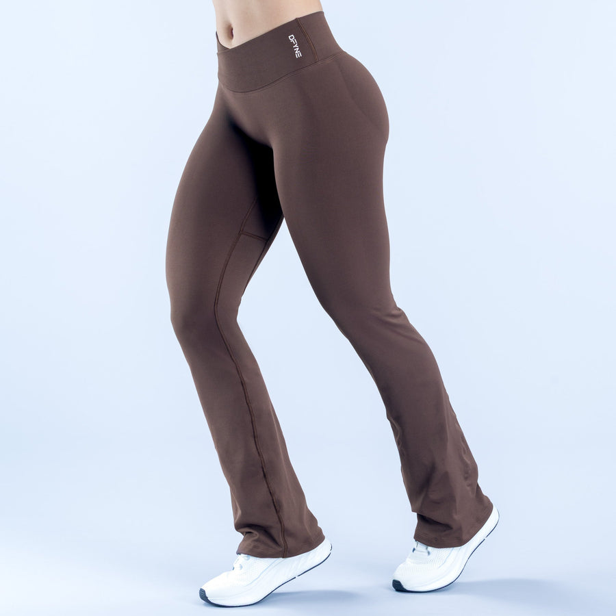 Pantalon évasé Vision Ombre brûlée