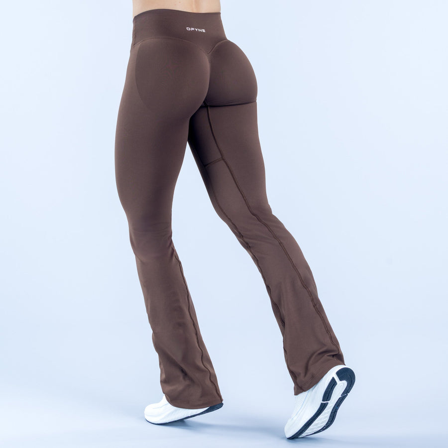 Pantalon évasé Vision Ombre brûlée
