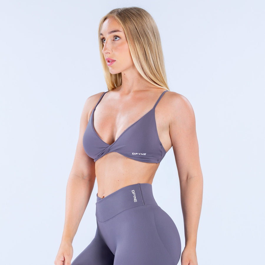Brassière torsadée devant Vision Colombe