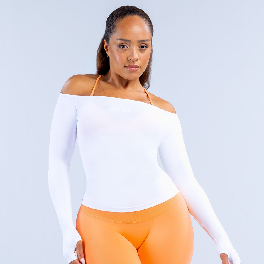 Top manches longues Vision Blanc optique